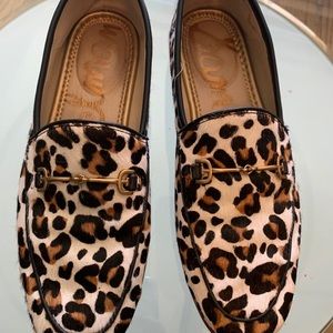 Sam Edelman leopard loafers